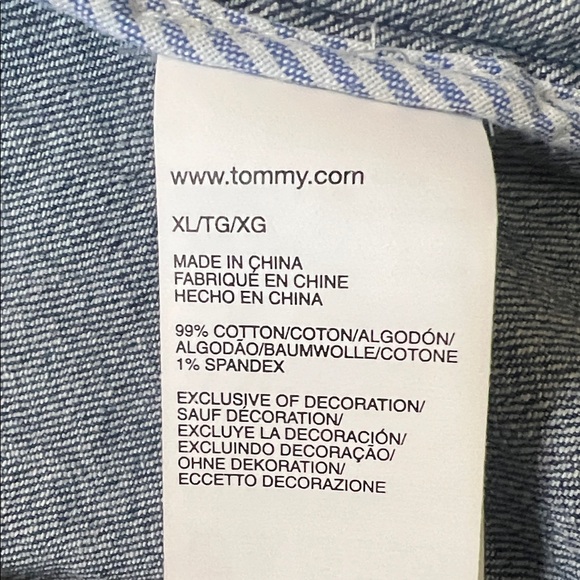 👖💙Tommy Hilfiger Vintage Women's Blue Denim Jacket - Picture 14 of 16